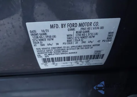 2022 Lincoln Aviator Reserve z USA, uszkodzony, nr VIN 5LM5J7XC5NGL02953